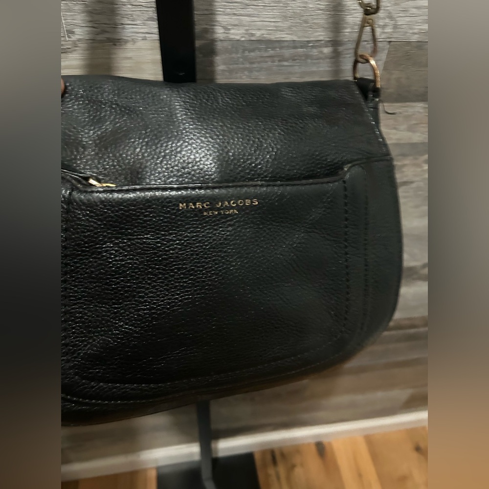 Marc Jacobs Black Leather Shoulder Bag